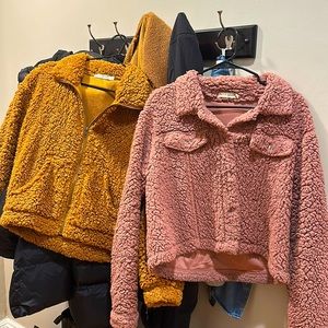 Teddy style jackets